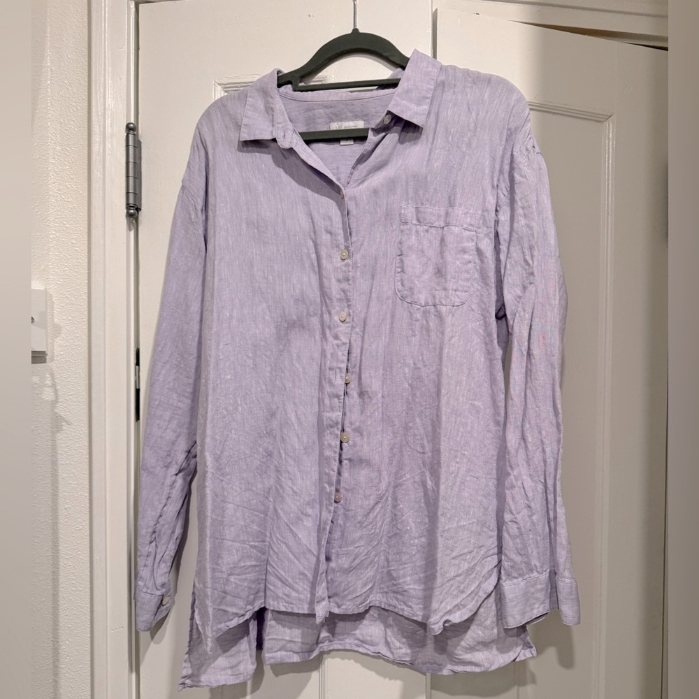 Lovely Linen Blouse in A Gorgeous Lavender
